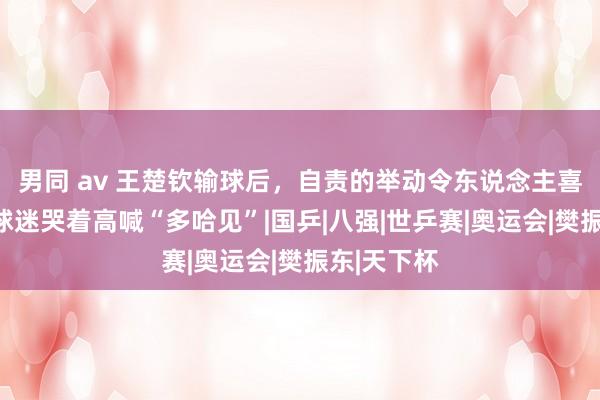 男同 av 王楚钦输球后，自责的举动令东说念主喜爱！全场球迷哭着高喊“多哈见”|国乒|八强|世乒赛|奥运会|樊振东|天下杯