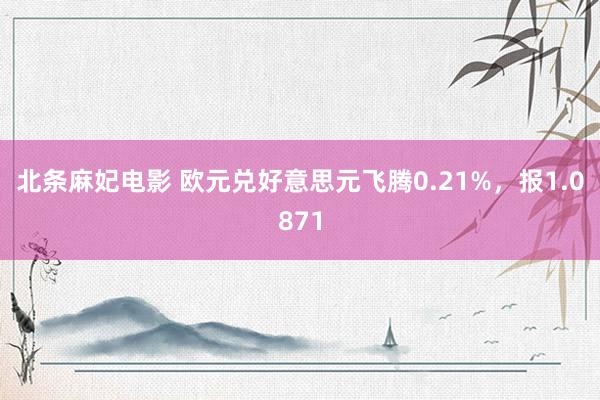 北条麻妃电影 欧元兑好意思元飞腾0.21%，报1.0871